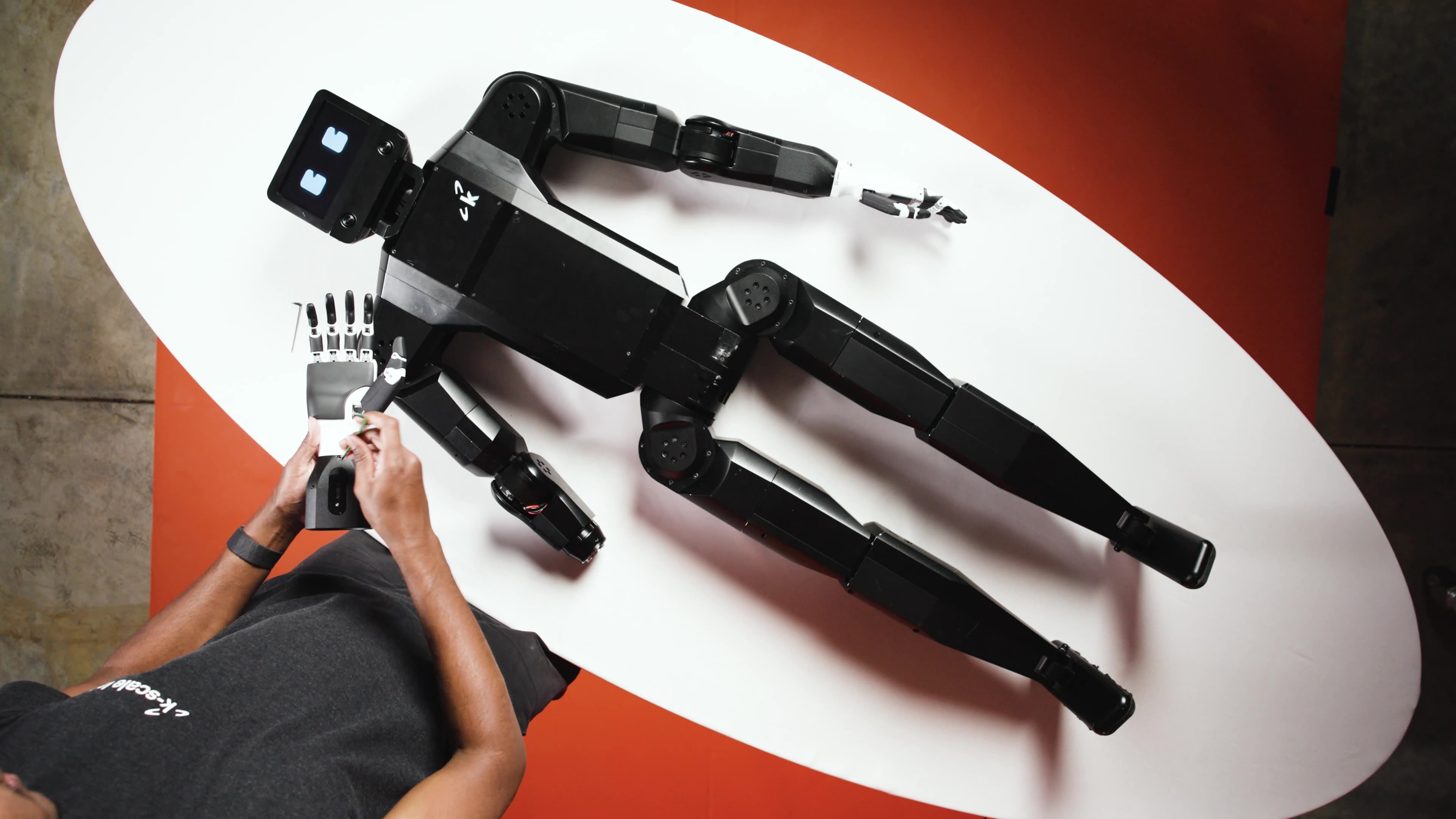K-Bot standing in a home environment